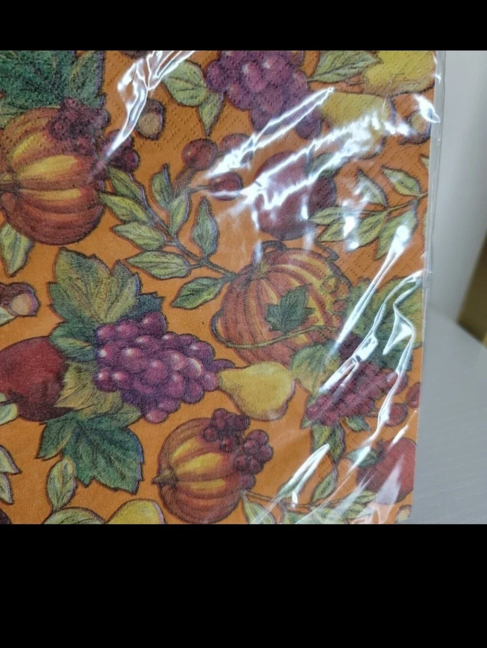 New Sealed Vintage American Greetings Fall Napkins Thanksgiving Party Nostalgia